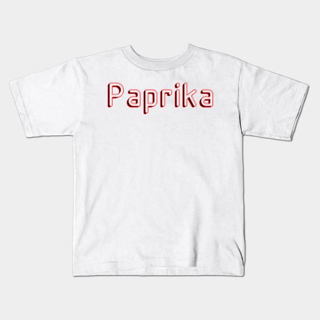 the Paprika Kids T-Shirt by romirsaykojose@